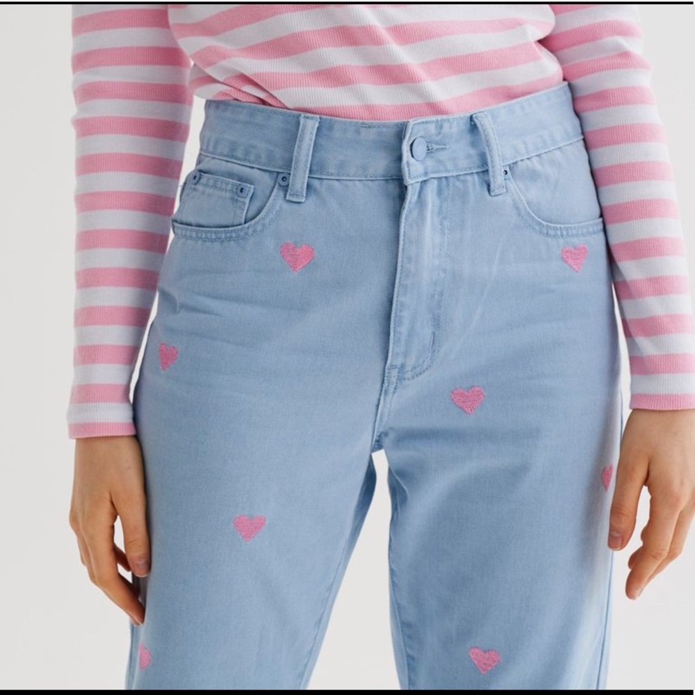 NWT LAZY OAF Romance jeans size small